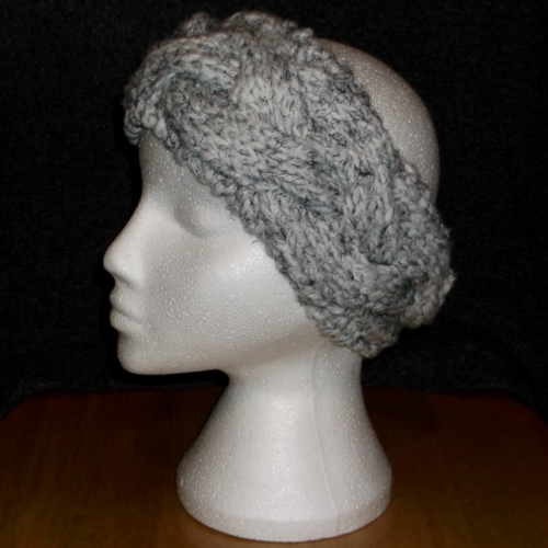 Storm - A Chunky braided headband handmade by Longhaired Jewels