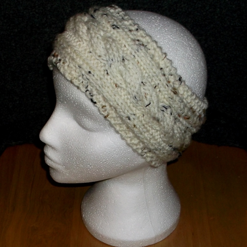 Moorland - Cabled headband handmade by Longhaired Jewels