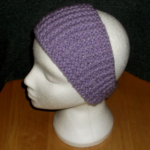 Lilac reverse headband handmade and sold by Longhaired Jewels