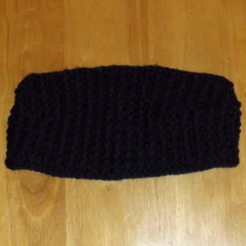 Navy bobbles headband handmade and sold by Longhaired Jewels