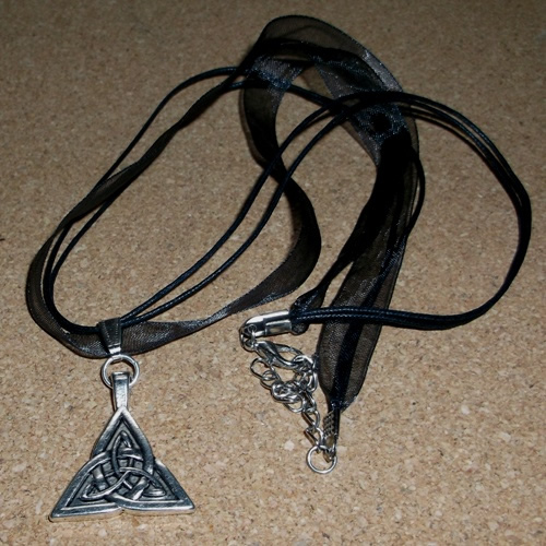 Triquetra necklace - supplied by Longhaired Jewels