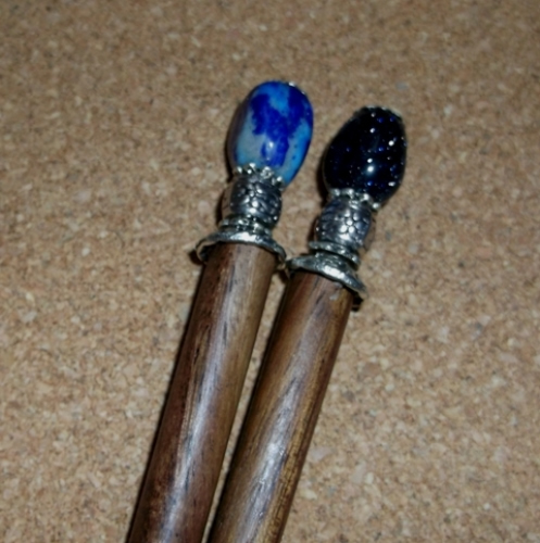Night and Day hairsticks supplied  by Longhaired Jewels