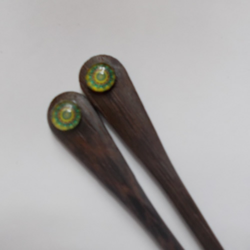 Paddle Hairsticks supplied by Longhaired Jewels